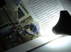 Лупа сувенирная х3 и х4,5, 3LED с компасом