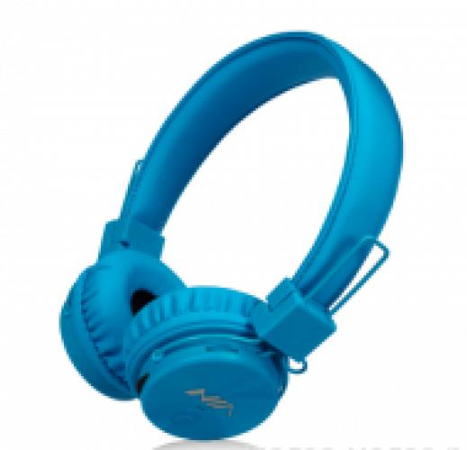 Наушники с bluetooth и mp3-плеером NIA X-3 синие