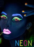 Неоновые линзы Neon Pink