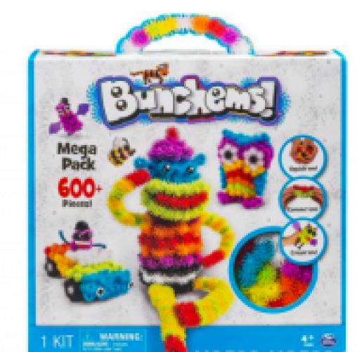Конструктор-липучка Bunchems - Mega Pack, 600 деталей