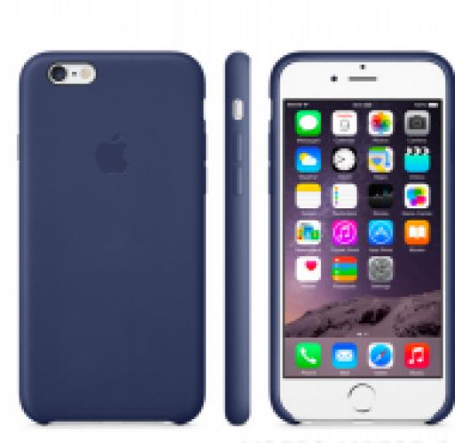 Чехол для iPhone 6/6Plus из свиной кожи ARKTIC BLUE