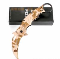 Нож керамбит складной FOX KNIVES - камуфляж