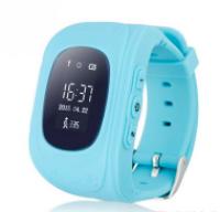 Детские умные часы с GPS трекером Smart Baby Watch Q50 голубые